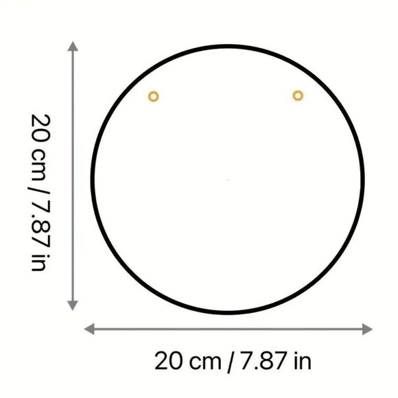 1pc Farmhouse Baby Cow Welcome Round Rustic Sign. 8”x8”. New. 5 - Picture 4 of 4